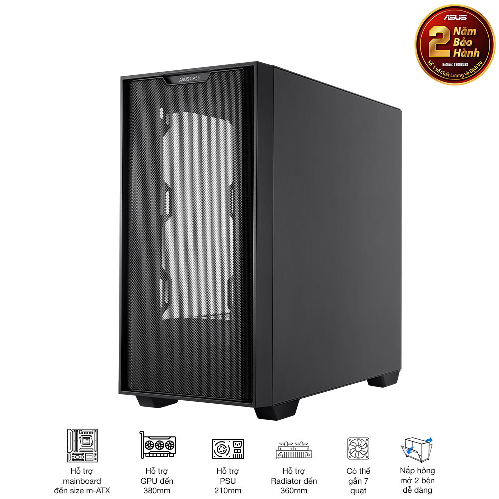 Vỏ case Asus A21 BLK 18