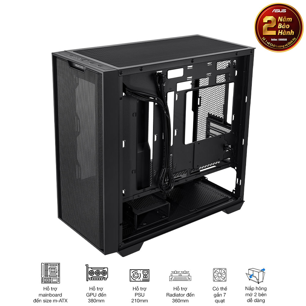 Vỏ case Asus A21 BLK 19