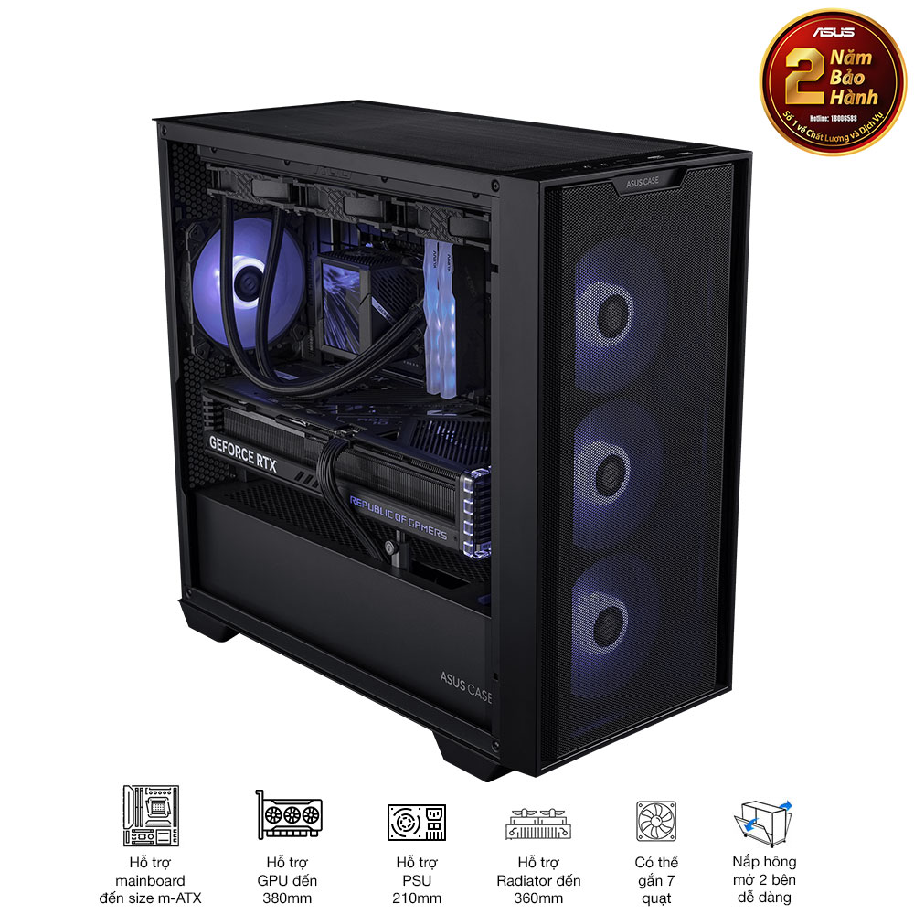 Vỏ case Asus A21 BLK 2