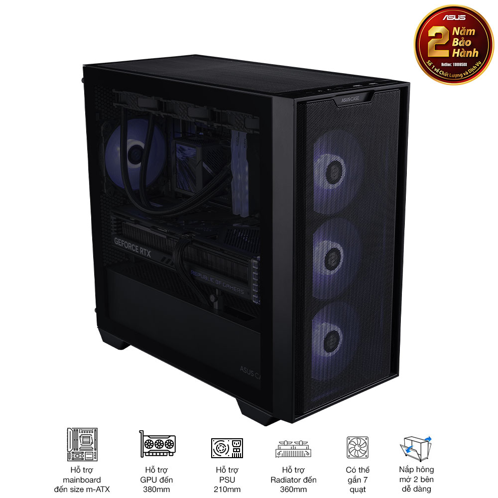 Vỏ case Asus A21 BLK 3