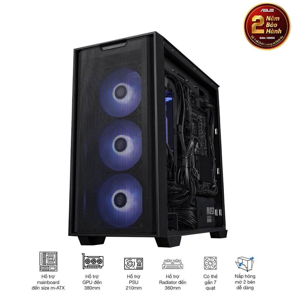 Vỏ case Asus A21 BLK 5