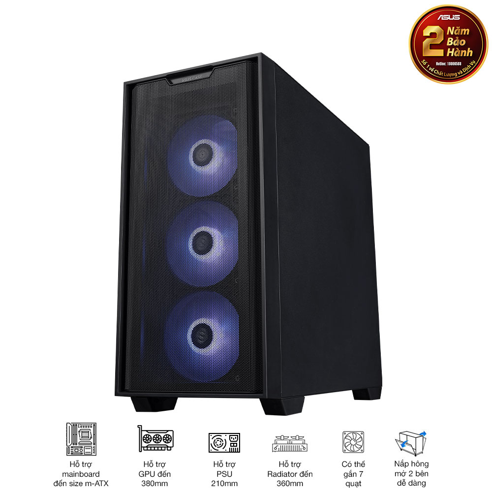 Vỏ case Asus A21 BLK 6
