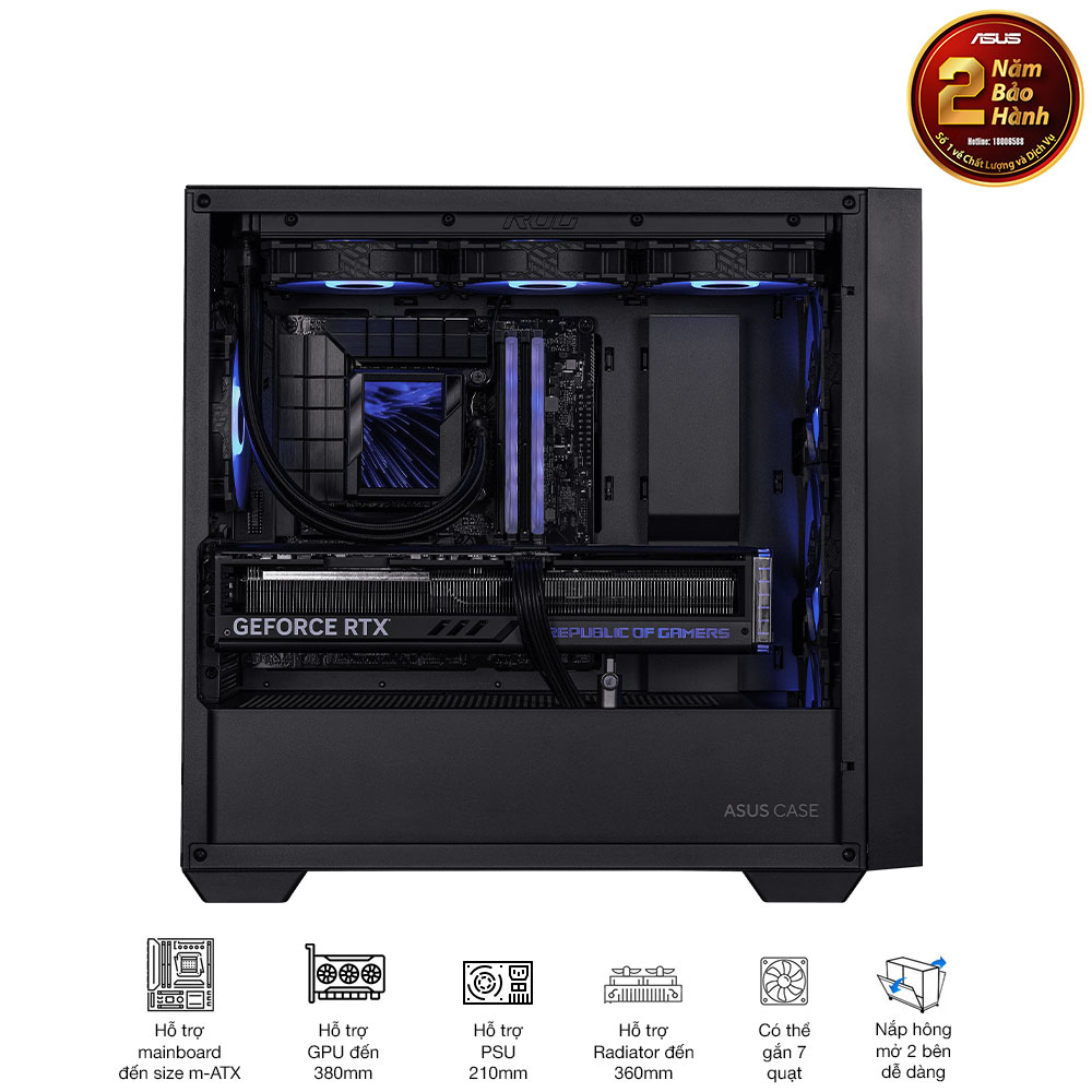 Vỏ case Asus A21 BLK 7