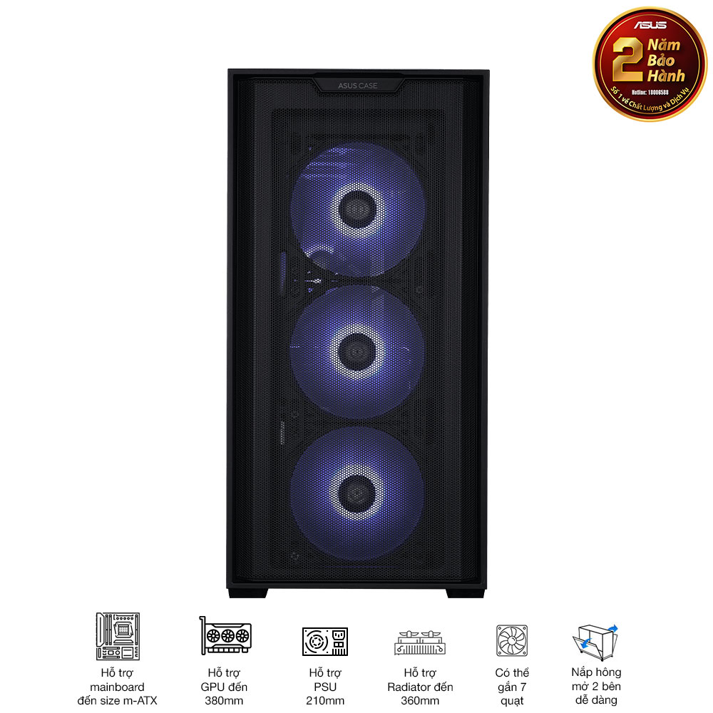 Vỏ case Asus A21 BLK 9