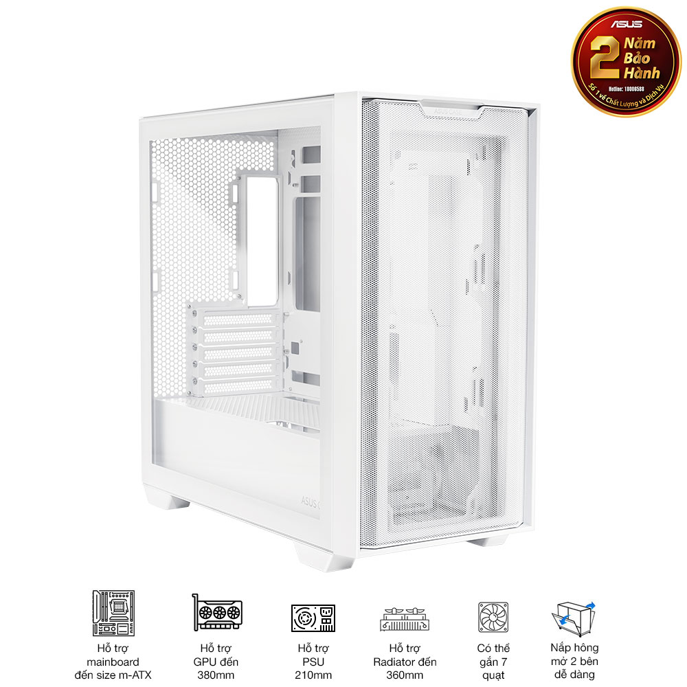 Vỏ case Asus A21 WHT 1