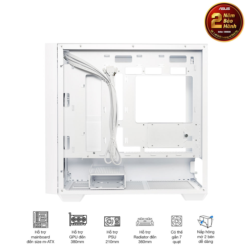 Vỏ case Asus A21 WHT 11