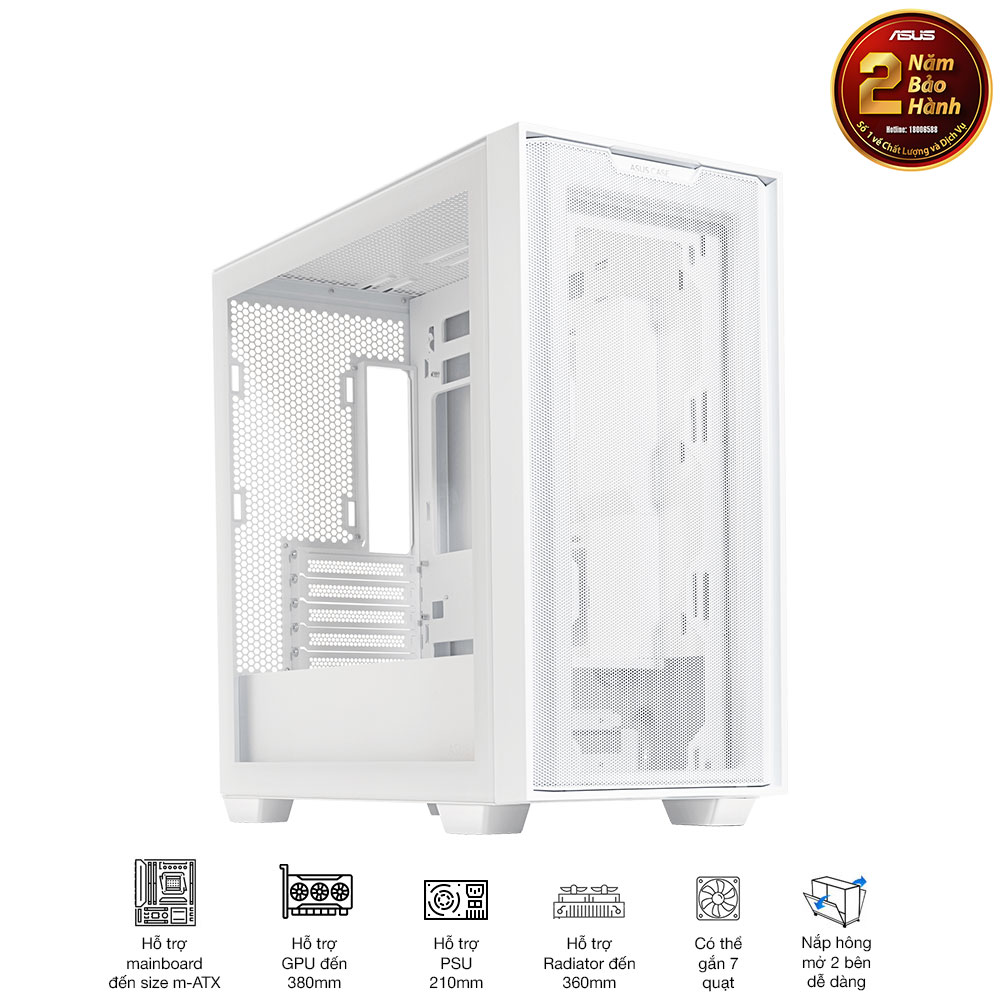 Vỏ case Asus A21 WHT 3