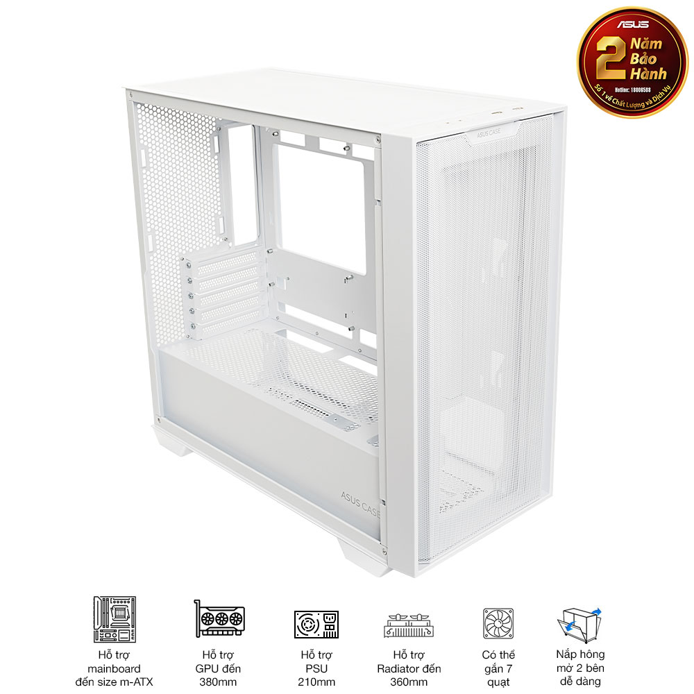 Vỏ case Asus A21 WHT 4