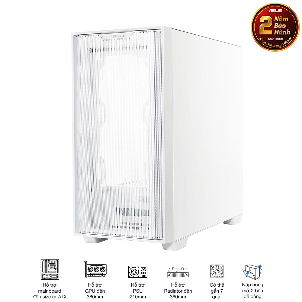 Vỏ case Asus A21 WHT 5