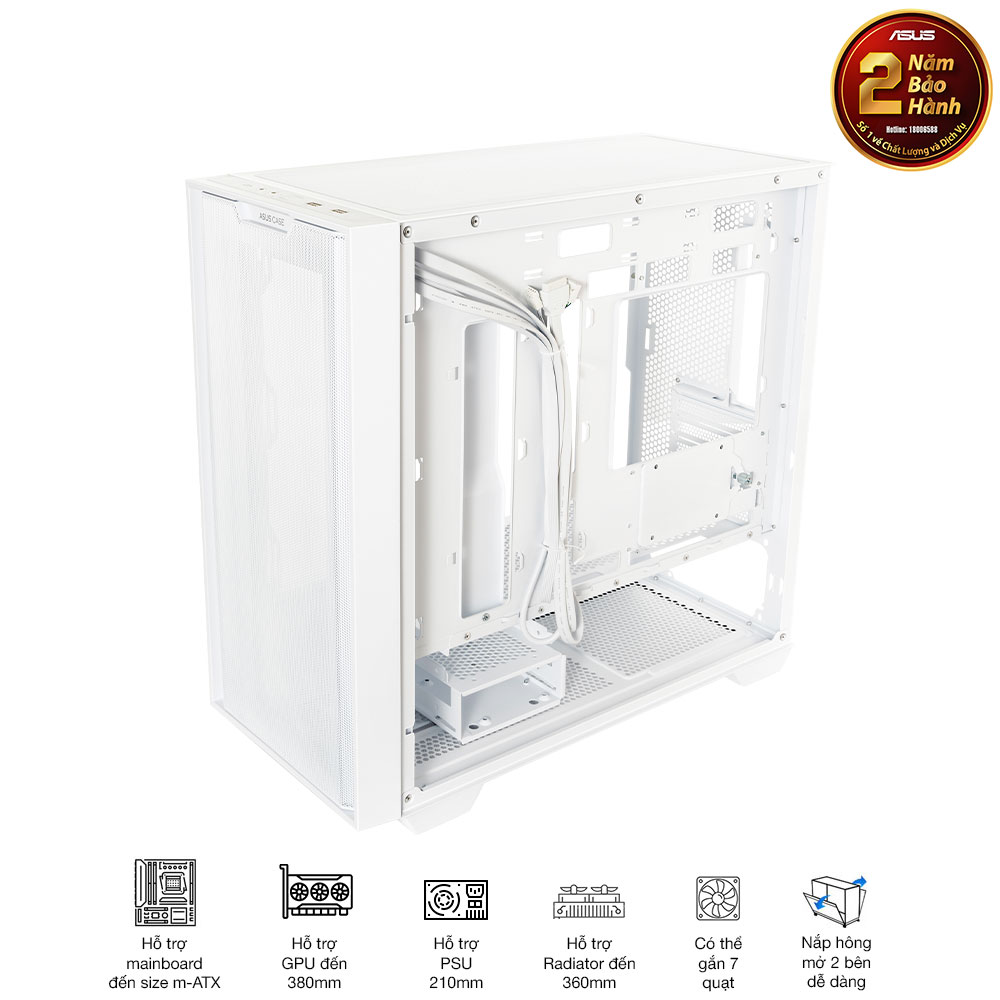 Vỏ case Asus A21 WHT 6