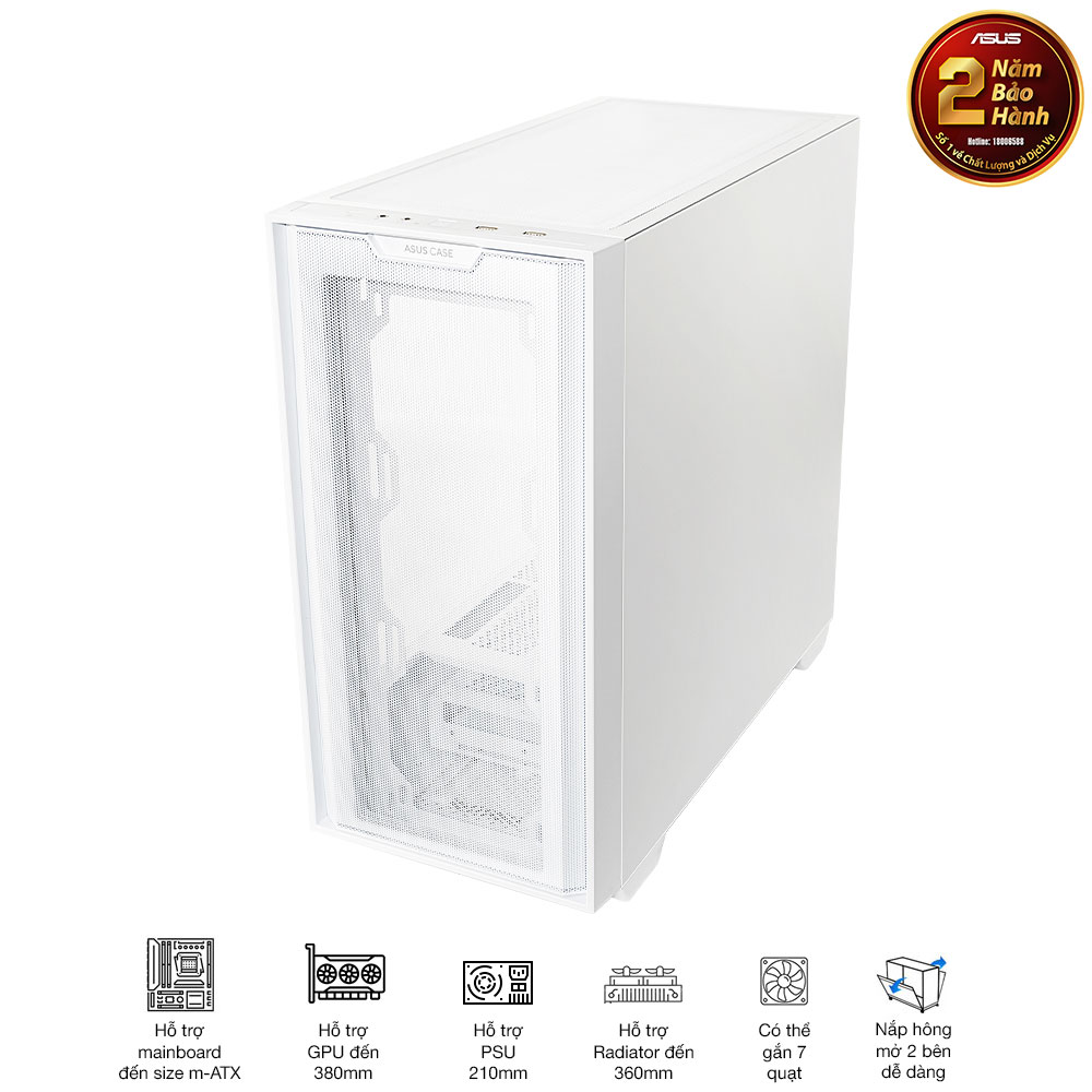 Vỏ case Asus A21 WHT 7