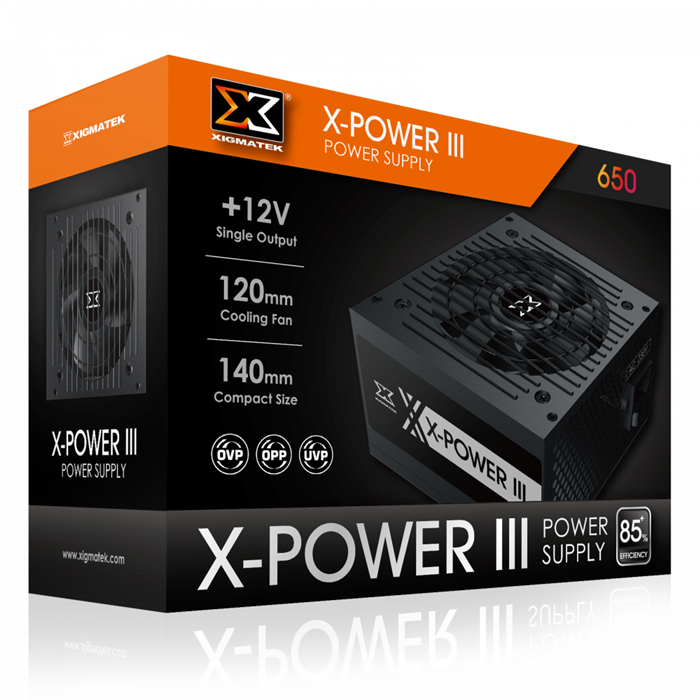 Nguồn máy tính Xigmatek X-POWER III 650 - 600W EN45990 1