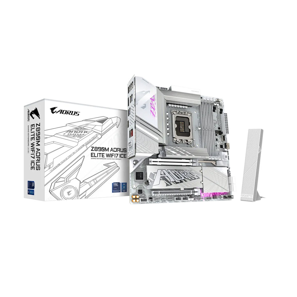 Mainboard Gigabyte Z890M AORUS ELITE WIFI7 ICE DDR5 (Bluetooth) 1