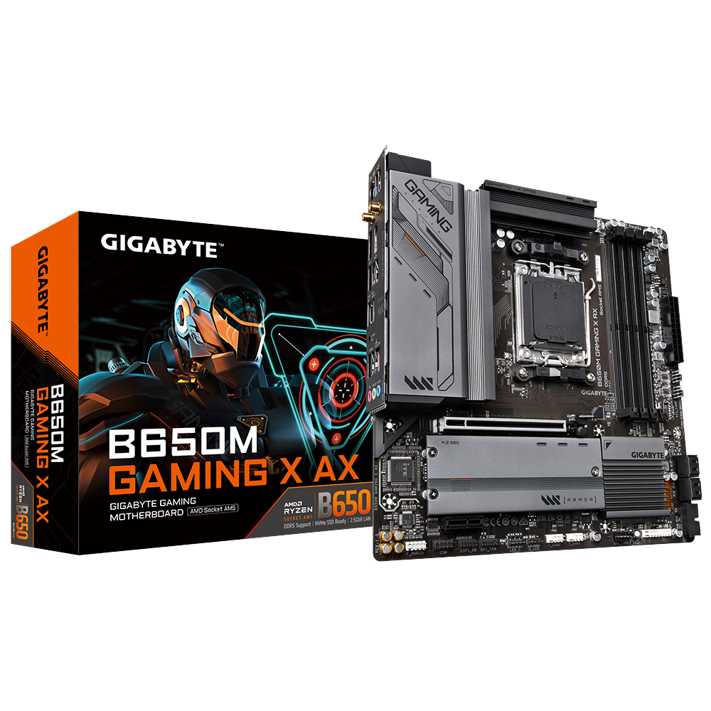 Mainboard Gigabyte B650M GAMING X AX DDR5 (Wifi+Bluetooth) 1