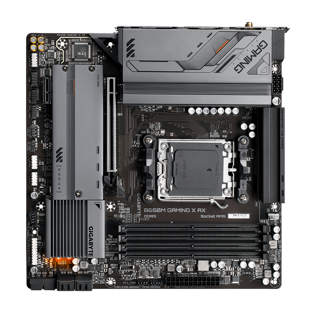 Mainboard Gigabyte B650M GAMING X AX DDR5 (Wifi+Bluetooth) 5