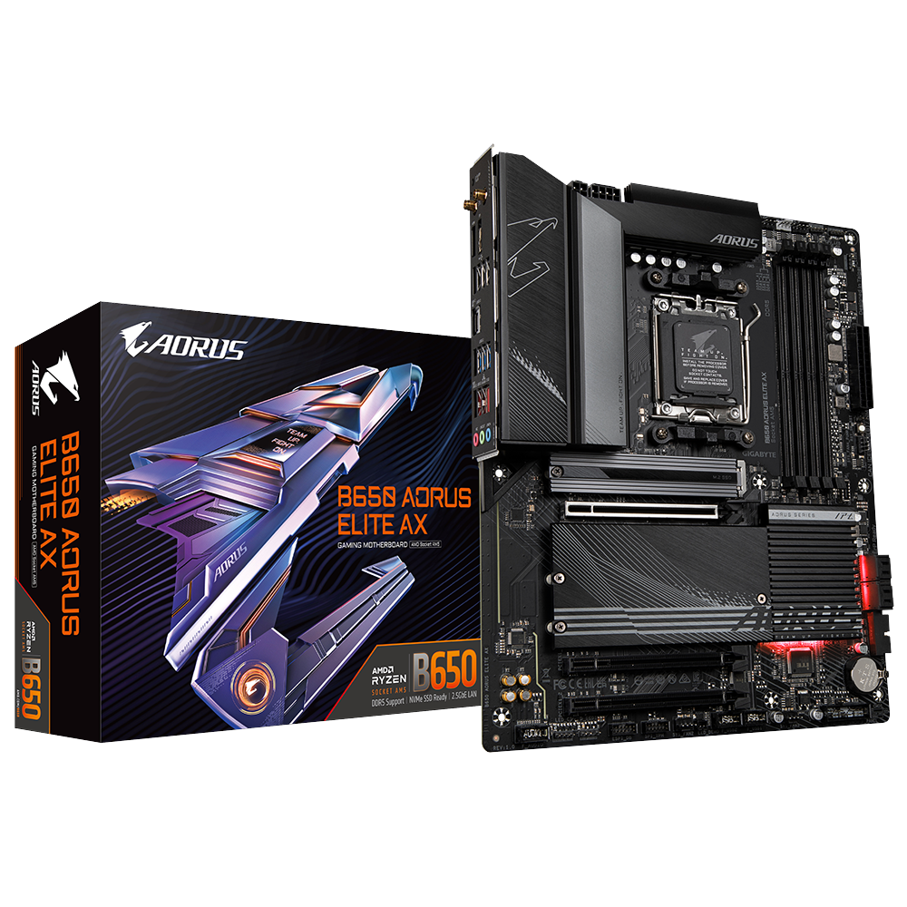 Mainboard Gigabyte B650 Aorus Elite AX DDR5 (Wifi+Bluetooth) 1