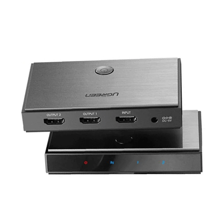 Bộ chia HDMI 2.0 ra 2 cổng hỗ trợ 4kx2k/60Hz chính hãng Ugreen 50707 1