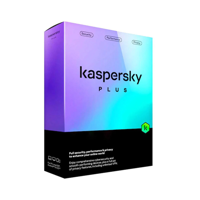 Phần mềm diệt virus Kaspersky Plus -1PC/1Năm 1