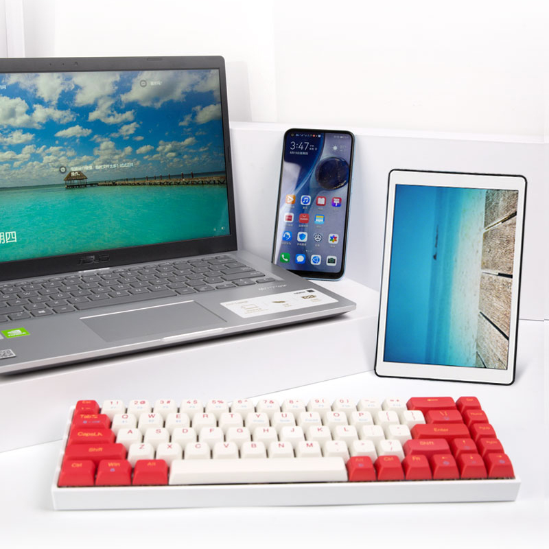 Bàn phím cơ không dây Dual Mode Newmen GM680 (Bluetooth 5.0' Cáp Type-C ' 1x Set Keycap Rồng-Hổ ) 5