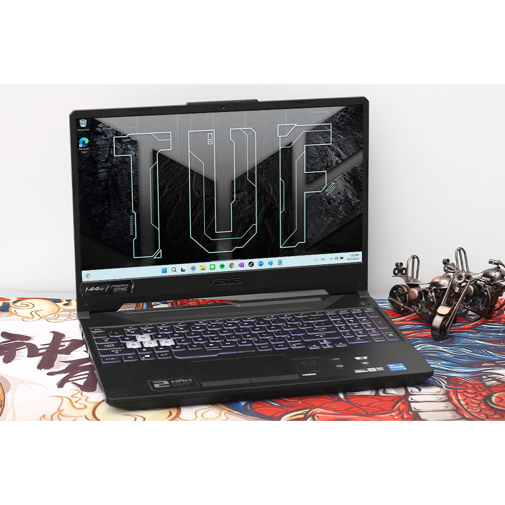 Laptop Asus Gaming TUF F15 FX506HF-HN014W (Intel Core i5-11400H | 8GB | 512GB | RTX 2050 4GB | 15.6 inch FHD | Win 11 | Đen) 12