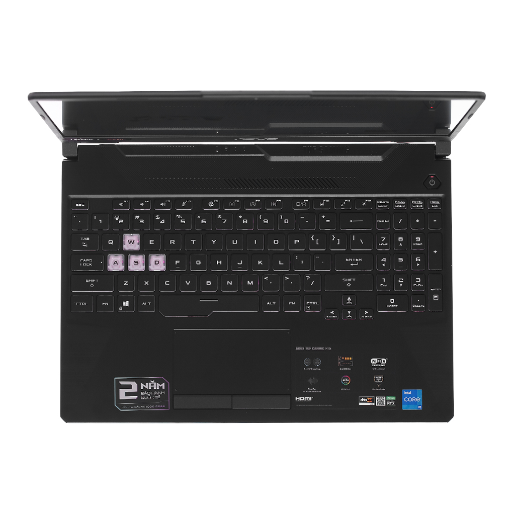 Laptop Asus Gaming TUF F15 FX506HF-HN014W (Intel Core i5-11400H | 8GB | 512GB | RTX 2050 4GB | 15.6 inch FHD | Win 11 | Đen) 5