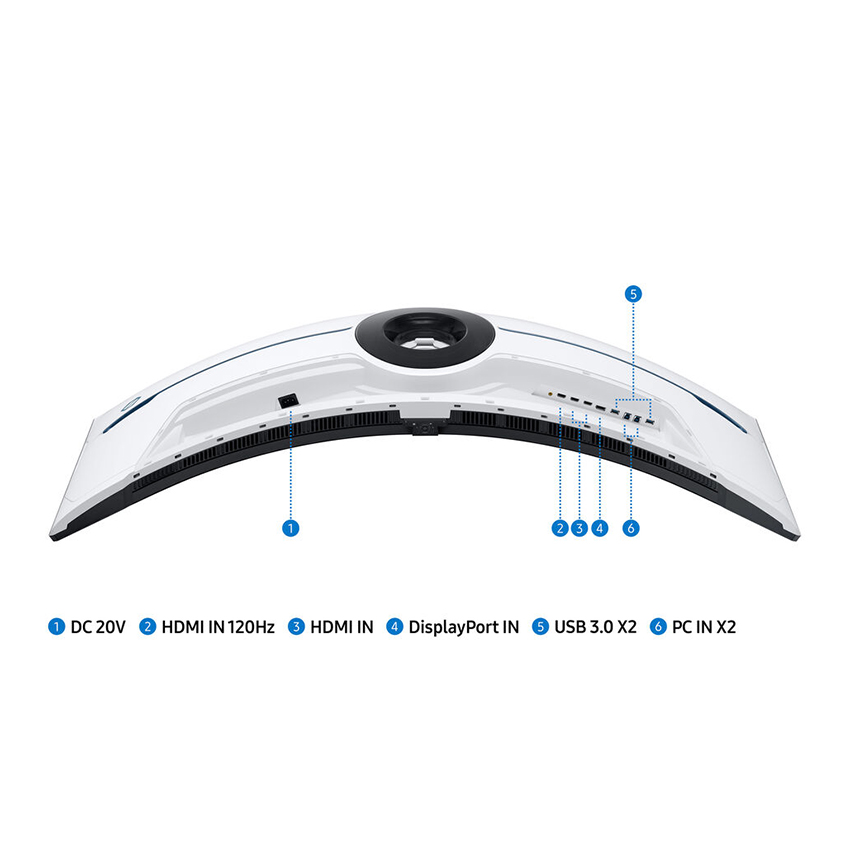 Màn hình Samsung Odyssey Neo G9 G95NC LS57CG952NEXXV (57 inch | DUHD | VA | 240Hz | 1ms | Cong) 6