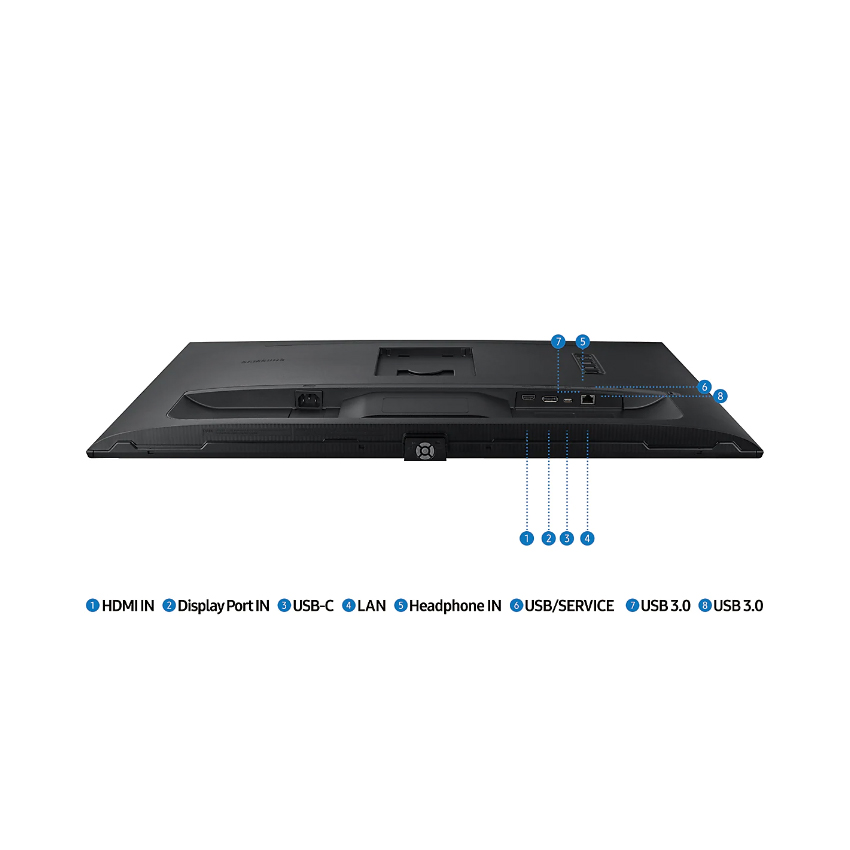 Màn hình Samsung ViewFinity LS32B800PXEXXV (32 inch | UHD | IPS | 60Hz | 5ms | 350 nits | HDMI+DP+USB-C+LAN) 4