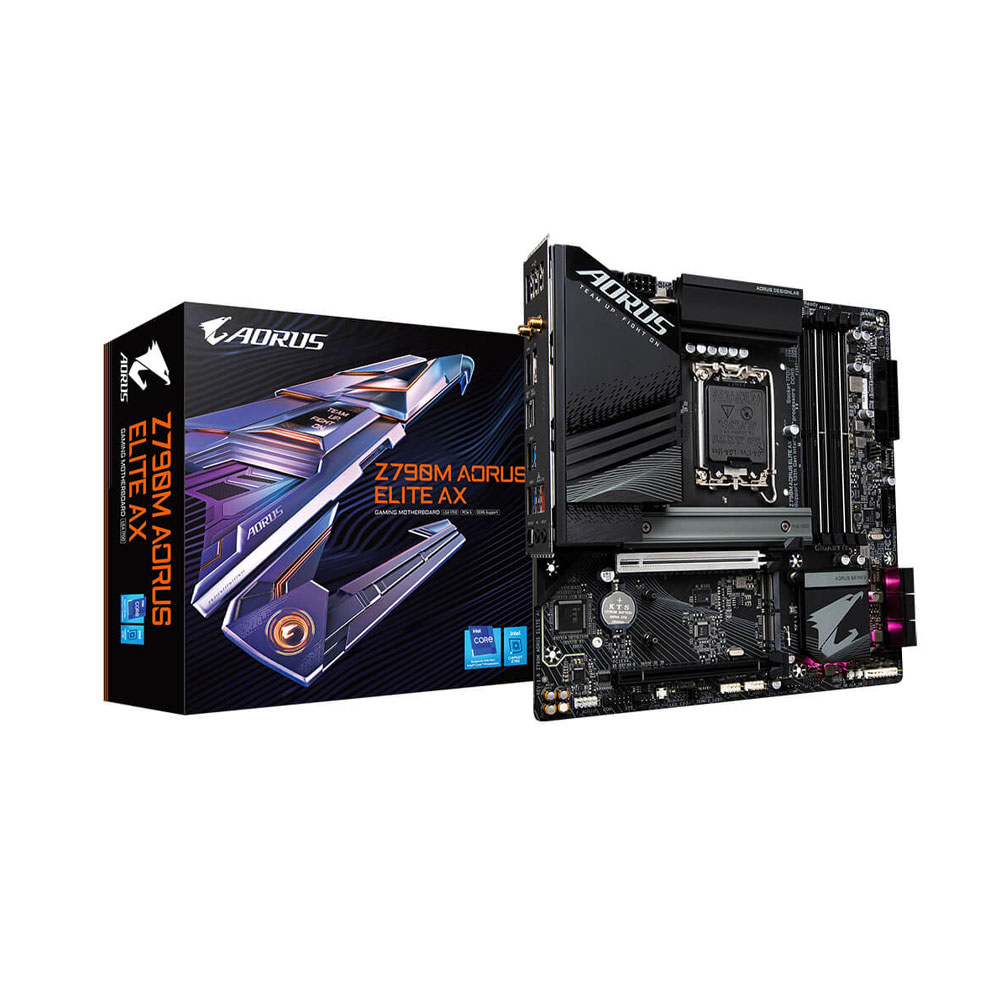Mainboard Gigabyte Z790M AORUS ELITE AX DDR5 (Wifi+Bluetooth) 1