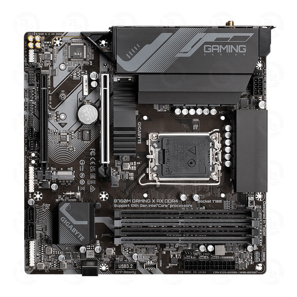 Mainboard Gigabyte B760M Gaming X AX DDR4 (Wifi+Bluetooth) 4