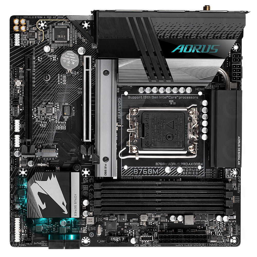 Mainboard Gigabyte B760M Aorus PRO AX DDR4 4