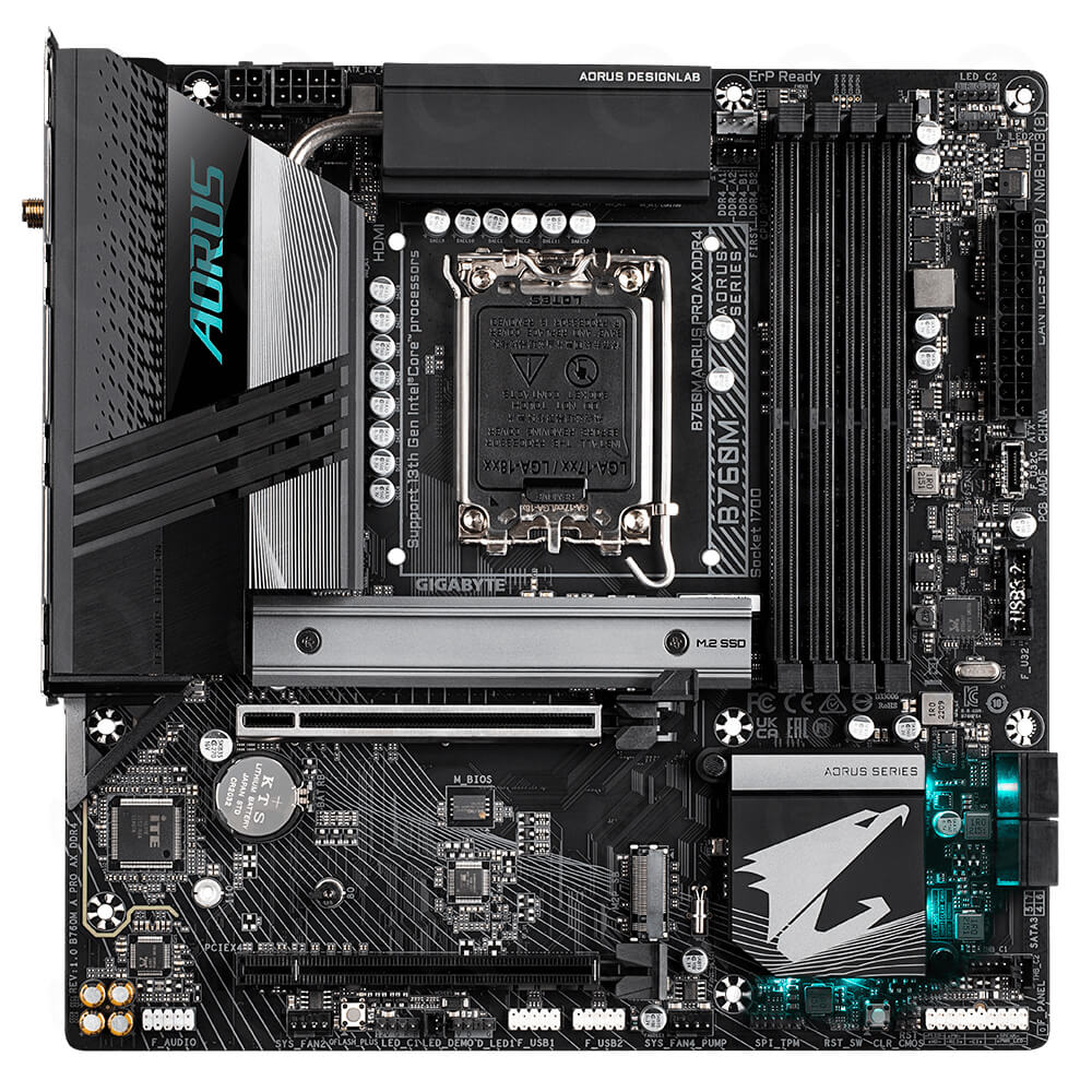 Mainboard Gigabyte B760M Aorus PRO AX DDR4 7