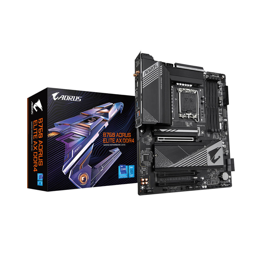 Mainboard Gigabyte B760 Aorus Elite AX DDR4 (Wifi+Bluetooth) 1