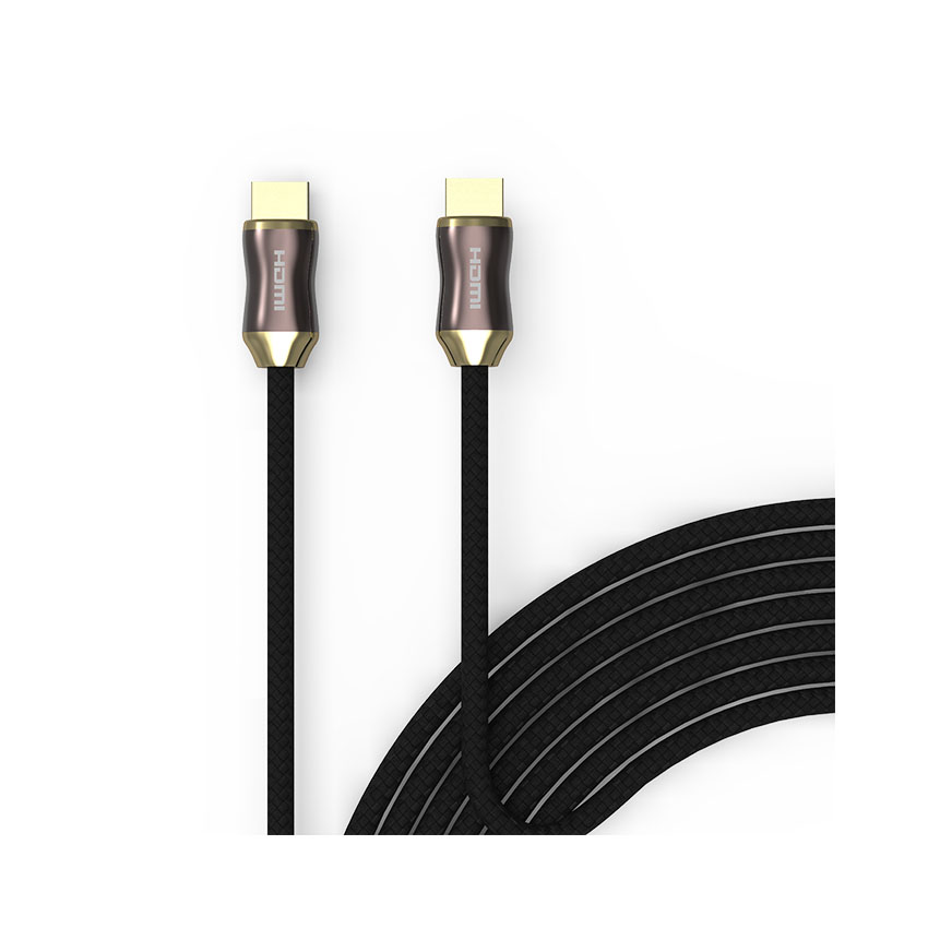 Cáp air HDMI 2.0 Feeltek CAH500BMH41F bọc nylon + vỏ kim loại hỗ trợ 4k@60hz - dài 5m 5