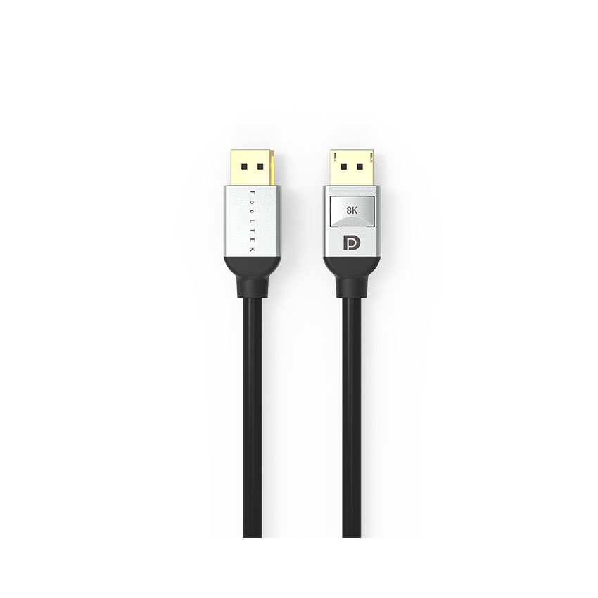 Cáp air Displayport 1.4 Feeltek CADP180M141F vỏ kim loại hỗ trợ 8k@60hz + 4k@120hz - dài 1.8m 1