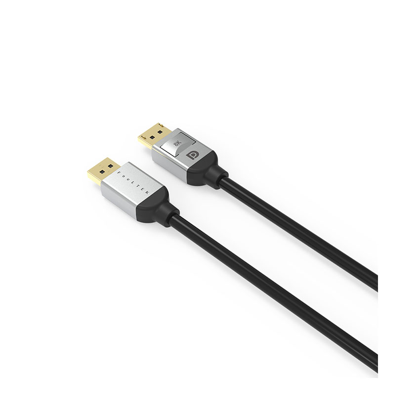 Cáp air Displayport 1.4 Feeltek CADP180M141F vỏ kim loại hỗ trợ 8k@60hz + 4k@120hz - dài 1.8m 4
