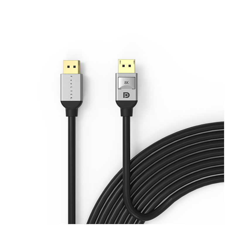 Cáp air Displayport 1.4 Feeltek CADP180M141F vỏ kim loại hỗ trợ 8k@60hz + 4k@120hz - dài 1.8m 5