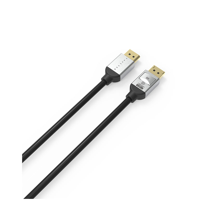 Cáp air Displayport 2.1 Feeltek CADP300M211F vỏ kim loại hỗ trợ 8k@60hz + 4k@144hz - dài 3m 4
