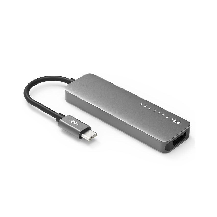 Bộ chuyển đổi 4 trong 1 Feeltek HCM004APWW2F (từ usb type c sang hdmi + usb3.0 + pd) 2