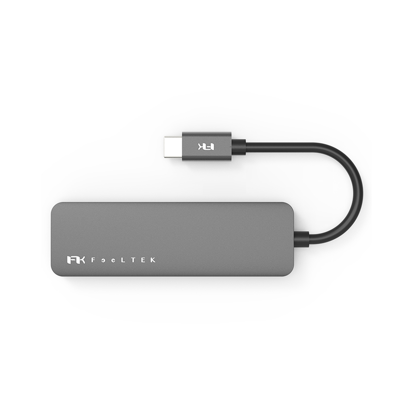 Bộ chuyển đổi 4 trong 1 Feeltek HCM004APWW2F (từ usb type c sang hdmi + usb3.0 + pd) 4