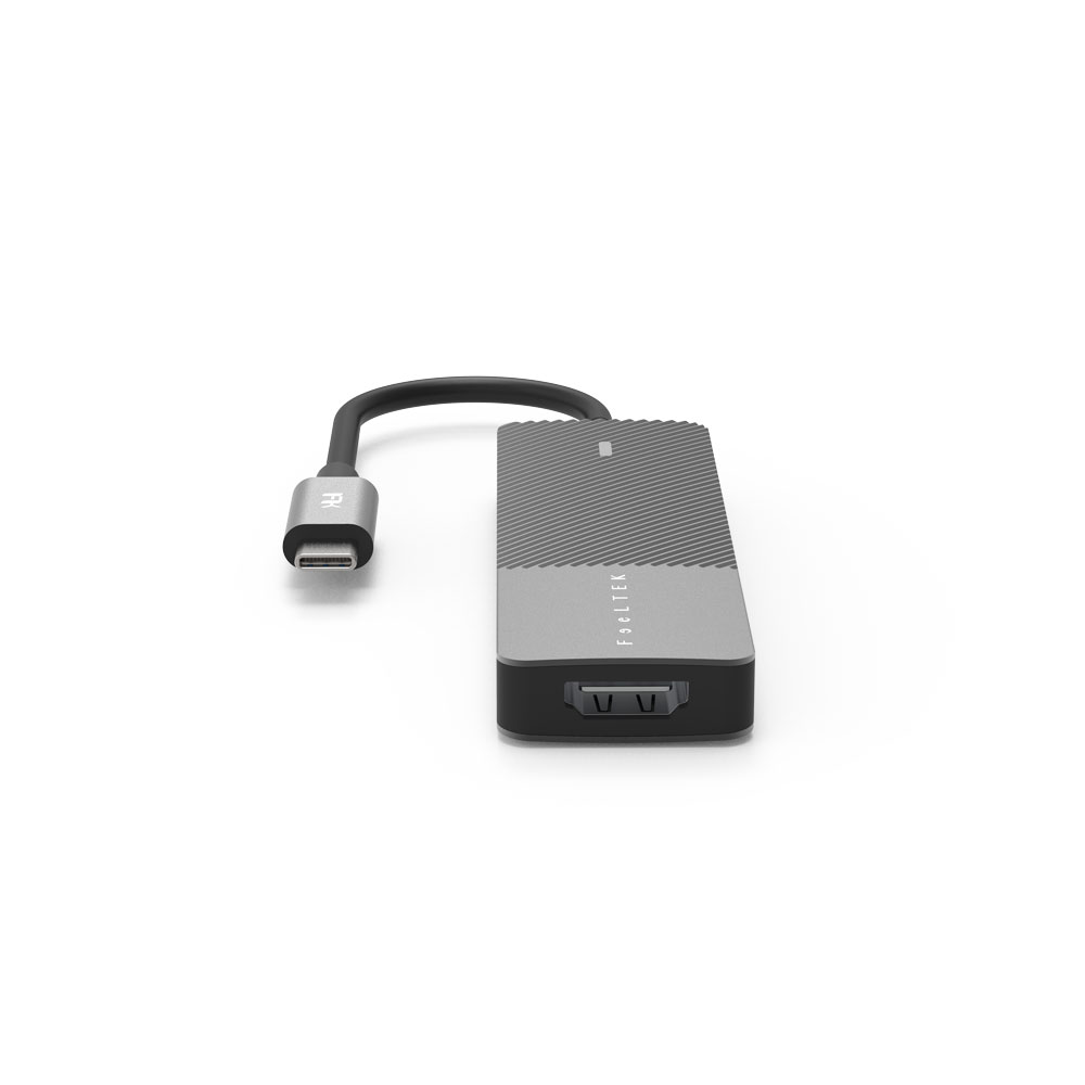 Bộ chuyển đổi 5 trong 1 Feeltek HCM005APWW2F (từ usb type c sang hdmi + usb3.0 + usb2.0 + sd + micro sd) 2