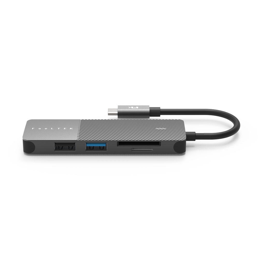 Bộ chuyển đổi 5 trong 1 Feeltek HCM005APWW2F (từ usb type c sang hdmi + usb3.0 + usb2.0 + sd + micro sd) 3
