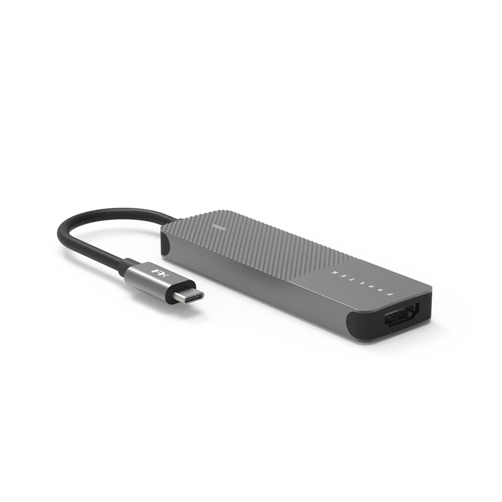 Bộ chuyển đổi 5 trong 1 Feeltek HCM005APWW2F (từ usb type c sang hdmi + usb3.0 + usb2.0 + sd + micro sd) 6