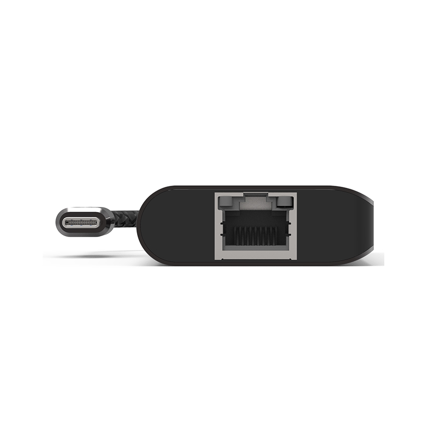 Bộ chuyển đổi 6 trong 1 Feeltek HCM006APWW2F (từ usb type c sang hdmi + rj45 + usb3.0 + sd + pd) 6