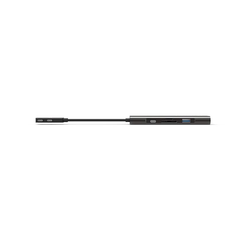 Bộ chuyển đổi 9 trong 2 Feeltek HCM009APWW2F (từ usb type c sang hdmi + usb3.0 + rj45 + sd + pd) 4
