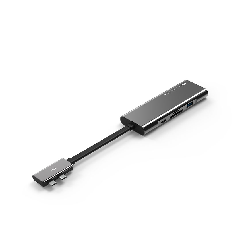 Bộ chuyển đổi 9 trong 2 Feeltek HCM009APWW2F (từ usb type c sang hdmi + usb3.0 + rj45 + sd + pd) 8