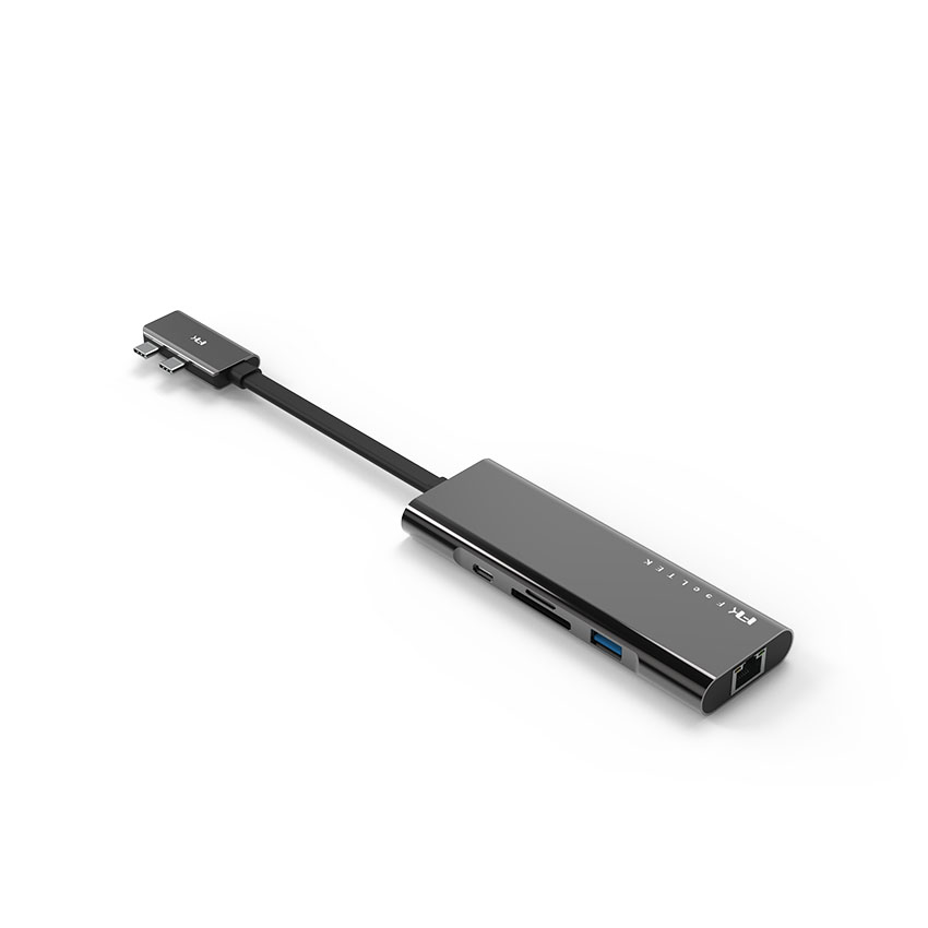 Bộ chuyển đổi 9 trong 2 Feeltek HCM009APWW2F (từ usb type c sang hdmi + usb3.0 + rj45 + sd + pd) 9