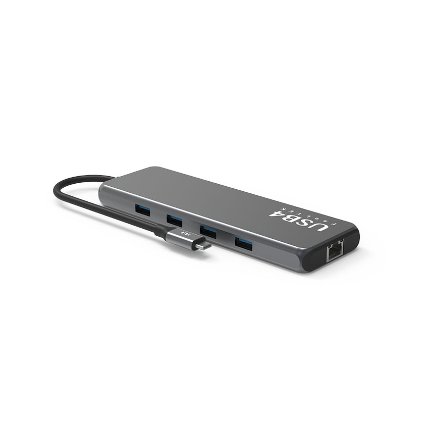 Bộ chuyển đổi usb4 10 trong 1 Feeltek HCM010APWW2F (từ usb type c sang hdmi + usb3.1 + usb3.0 + usbc + pd + rj45) 6