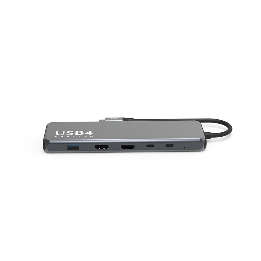 Bộ chuyển đổi usb4 10 trong 1 Feeltek HCM010APWW2F (từ usb type c sang hdmi + usb3.1 + usb3.0 + usbc + pd + rj45) 9