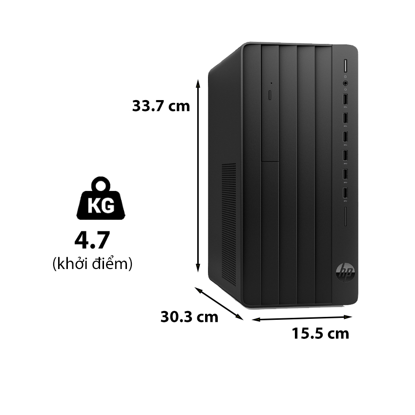 Máy tính để bàn đồng bộ HP 280 Pro Tower G9 (i5-12500 | 8GB RAM | 256GB SSD | WL+BT | K+M | Win11) (9E812PT) 4