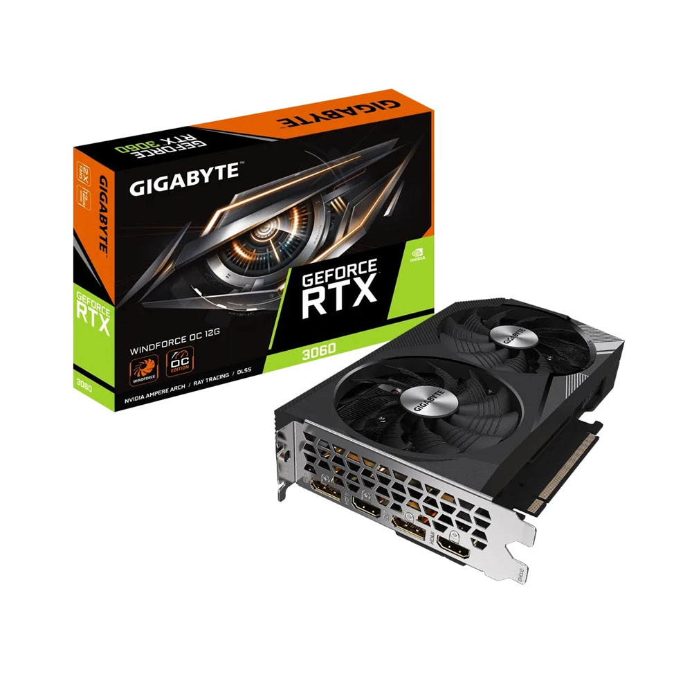 VGA Card màn hình Gigabyte GeForce RTX 3060 WINDFORCE OC 12GB (N3060WF2OC -12GD) 1